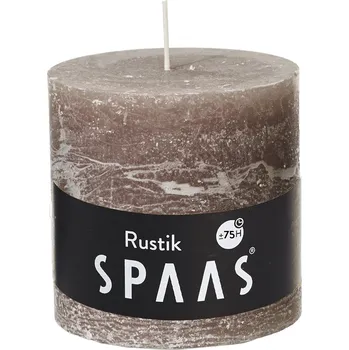 Diagnostický test SPAAS Svíčka válec rustikální 10x10cm tmavošedá SPAAS