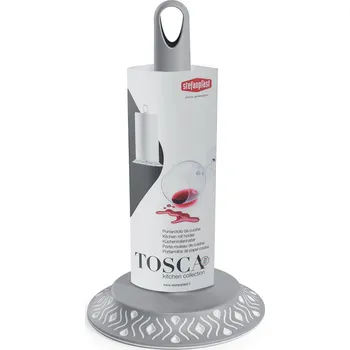 STEFANPLAST Držák na kuchyňské utěrky Tosca, bílý/šedivý STEFANPLAST