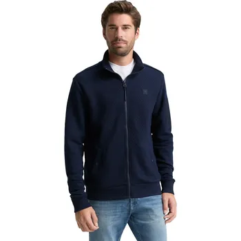 Pánská mikina Tom Tailor pánská mikina se zipem 1049263 10668 Modrá XL