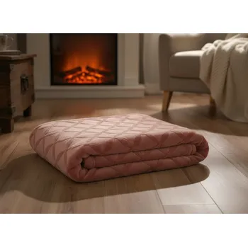 deka Deka z mikrovlákna TILES pomerančová 150x200 cm