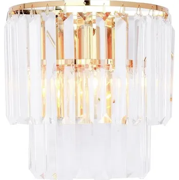 Žárovka Brilagi LED Křišťálové nástěnné svítidlo MOZART 2× E14 40 W zlaté