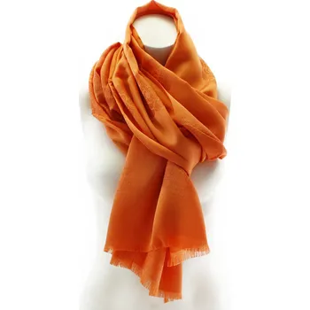 Šátek Oranžový dámský elegantní šátek Everleigh