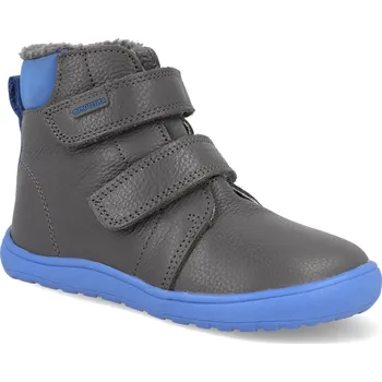 Dívčí zimní obuv Barefoot dětské zimní boty Protetika - Daryk grey šedé Velikost: 28