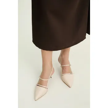 Dámské lodičky Kožené lodičky Answear.LAB béžová barva 439033CAB01 01X, EUR 39