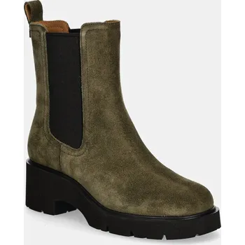 Dámské kozačky Nízké kozačky Camper Milah dámské, zelená barva, na podpatku, K400575-014 K400575.014 87X, EUR 40