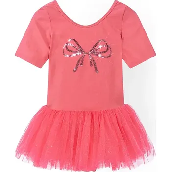 Dívčí šaty Dívčí šaty Konges Sløjd BALLERINA SEQUIN DRESS KS101886 růžová 42X, vel. 74