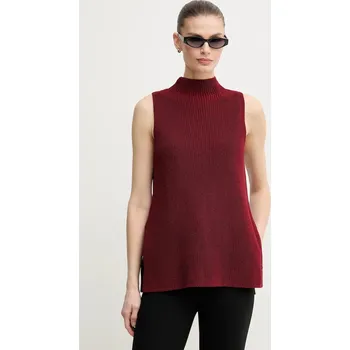 Pánská vesta Vesta Pedro del Hierro 5509062 burgundské 83X, vel. S