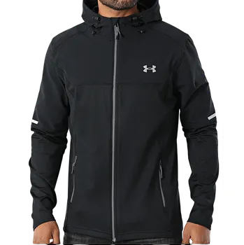 Pánská větrovka Bunda s kapucí Under Armour Utility Woven Winterized FZ 6006112-001 Velikost S