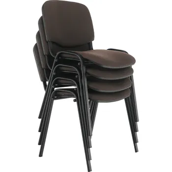 Jednací židle Max-i Konferenční - jednací židle stohovatelná ARISE hnědá