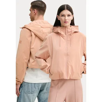 Pánská softshellová bunda Bunda Rains Lohja Short Insulated Jacket W3T1 oranžová barva, přechodná, 15780 15780.104 03A, vel. M