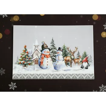 ubrus Vánoční dekorační ozdobný ubrousek NATALY VI. 30x40 cm Mybesthome