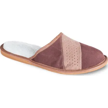 Pánská obuv Pánská domací obuv kožená hnědá vel. 41