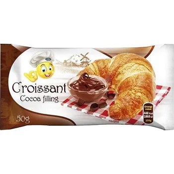 Croissant s jemným kakaovým krémem, 50g