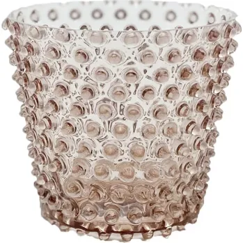 Váza Váza, Svícen, Květináč, Mísa 16cm - Hobnail - Ananas – fialka ametyst | 111507