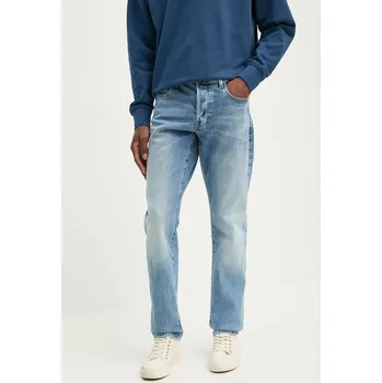 Pánské džíny Džíny G-Star 3301 Regular Tapered pánské, 51003-C052 51003.C052 modrá 55J, vel. 36/34