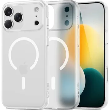 Pouzdro na mobilní telefon Tech-Protect | Tech-Protect MagSlim MagSafe kryt na iPhone 17 Pro, bily