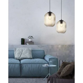 Paul Neuhaus Závěsné svítidlo SHITAHE, 1xE27, š. 20 cm Barva: jantarová