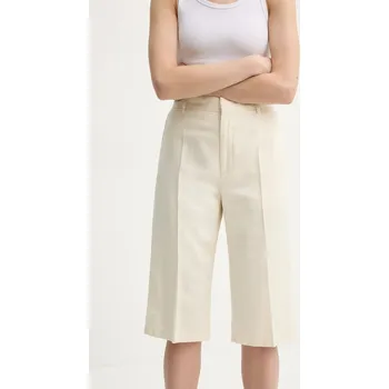 Šortky s příměsí lnu Filippa K 31428.FK béžová 01X, vel. 36