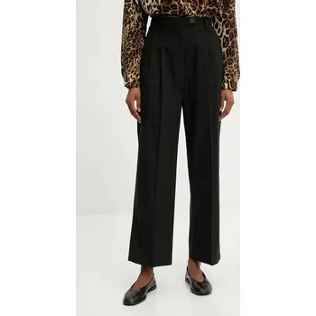 Dámské kalhoty Bavlněné kalhoty Answear.LAB 15007.FLK černá 99X, vel. M