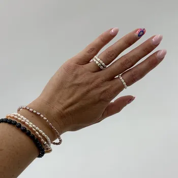 Prsten Perlový PRSTEN 50 mm