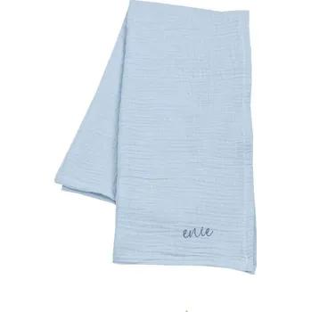 Přebalovací podložka ENIE BABY mušelínová plenka světle modrá 70x70cm