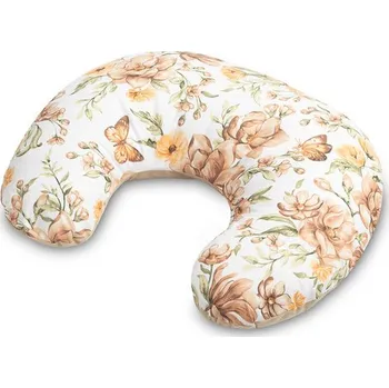 Kojící polštář SENSILLO Kojící POLŠTÁŘ béžový s květy