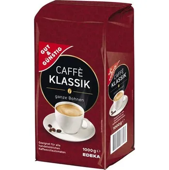 Káva GG Caffé Klassik, pražená zrnková káva 1000g