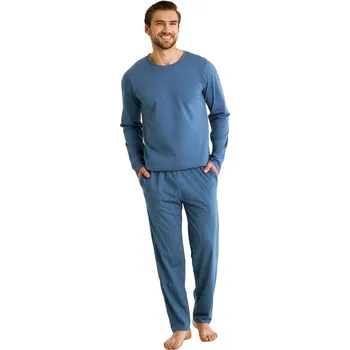 Pánské pyžamo Pánské pyžamo TARO LORENZO 3474 jeans XXL 0
