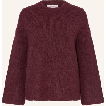 Dámský svetr Selected Femme Dámský Svetr S Alpakou, tmavě červená, 36