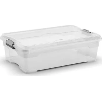 Úložný box KIS Moover Box 008462WHTR Box 24 L, průhledný KIS
