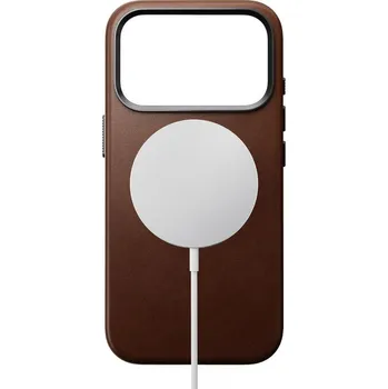 Pouzdro na mobilní telefon Leather Case iPhone 17 Pro BrownNOMAD