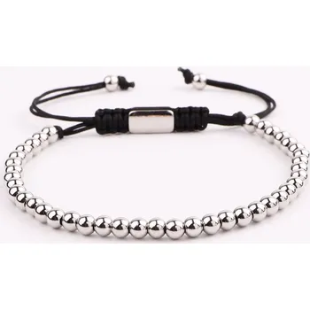 Náramek ANNA PERLY Atraktivní trendy náramek z kuliček barvy stříbra