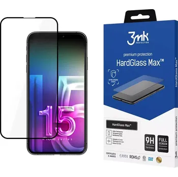 Autolékárnička 3mk Ochranné sklo 9H HardGlass Max™ na iPhone 15