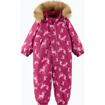 dívčí zimní kombinéza Dětský overal Reima Lappi rosy berry