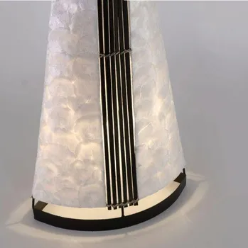 Stojací lampa Paul Neuhaus Designová stojací lampa ABUJA ruční práce, 3xE27, v.150 cm