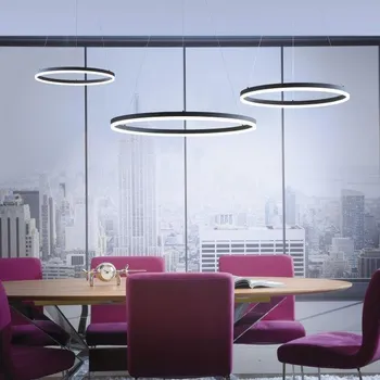 Paul Neuhaus Závěsné LED svítidlo TITUS, 34W, ø 40 cm, 3000K stmívatelné