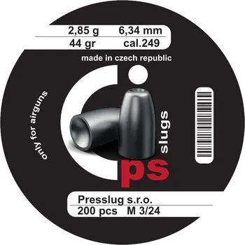 Vzduchovka Presslug PS Slugs 6,34mm/.249, 2,85g/44gr 200ks