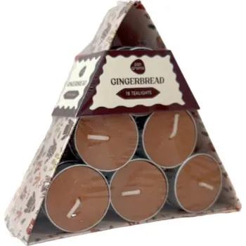 Svíčka PanAroma Vánoční čajové svíčky Perníčky 18ks