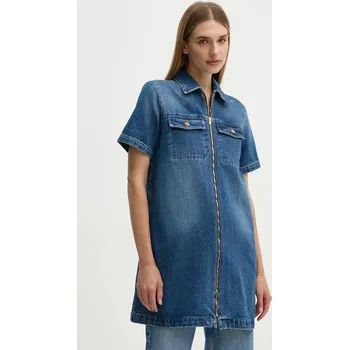 Dámské šaty Džínové šaty A.P.C. robe amanda COGZU.F35104 modrá 55J, vel. 34