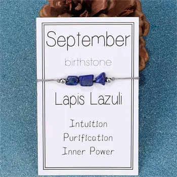 Náramek IZMAEL Náramek s měsíčním kamenem Září/Lapis Lazuli KP38762