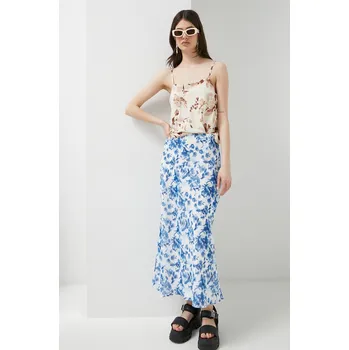 Dámská sukně Sukně Abercrombie & Fitch midi, áčková KI143.3020.114 modrá 55X, vel. XS