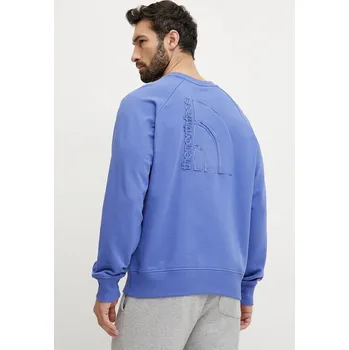 Pánská mikina Bavlněná mikina The North Face Relaxed pánská, fialová barva, s aplikací, NF0A8C366IF1 54X, vel. S