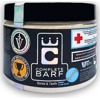 Complete BARF Kosti a zuby pro střední a velká plemena Velikost balení: 540 g