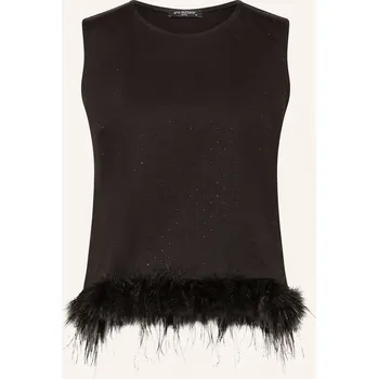 Ana Alcazar Dámský Top S Ozdobnými Kamínky, černá, 38