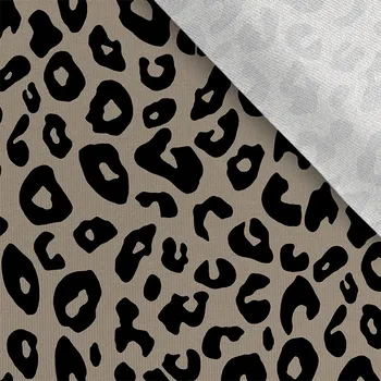 Teplákovina Takoy 150 cm leopard MAXI béžový