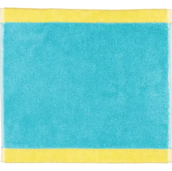 Úložný box Cawo, Ručník Lifestyle Splash 30 x 30 cm tyrkysovo-žlutý - Formadore