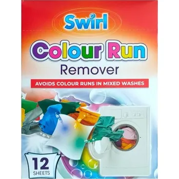 Prací prášek Swirl Ubrousky na praní barevného prádla 12ks