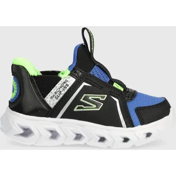 Chlapecké tenisky Dětské sneakers boty Skechers HYPNO-FLASH 2.0 BRISK-BRIGHTS černá barva 403830N 99X, EUR 24
