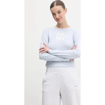 Pánské tričko Tričko s dlouhým rukávem Dkny DP5T1113 modrá 50X, vel. M