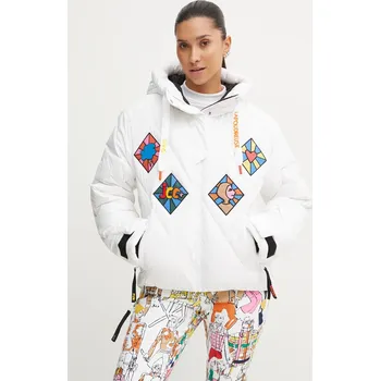 Péřová lyžařská bunda Rossignol Lumy x JCC bílá barva, RLNWJ32 00X, vel. XS